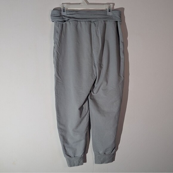 Anthropologie Saturday Sunday Sydney Blue Tie Belt Joggers Pants Women's Medium - Picture 6 of 10